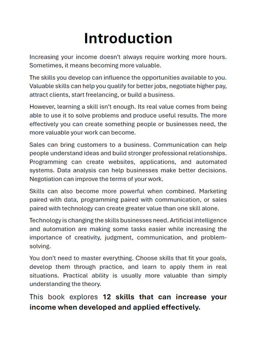 12 Skills That Can Increase Your Income