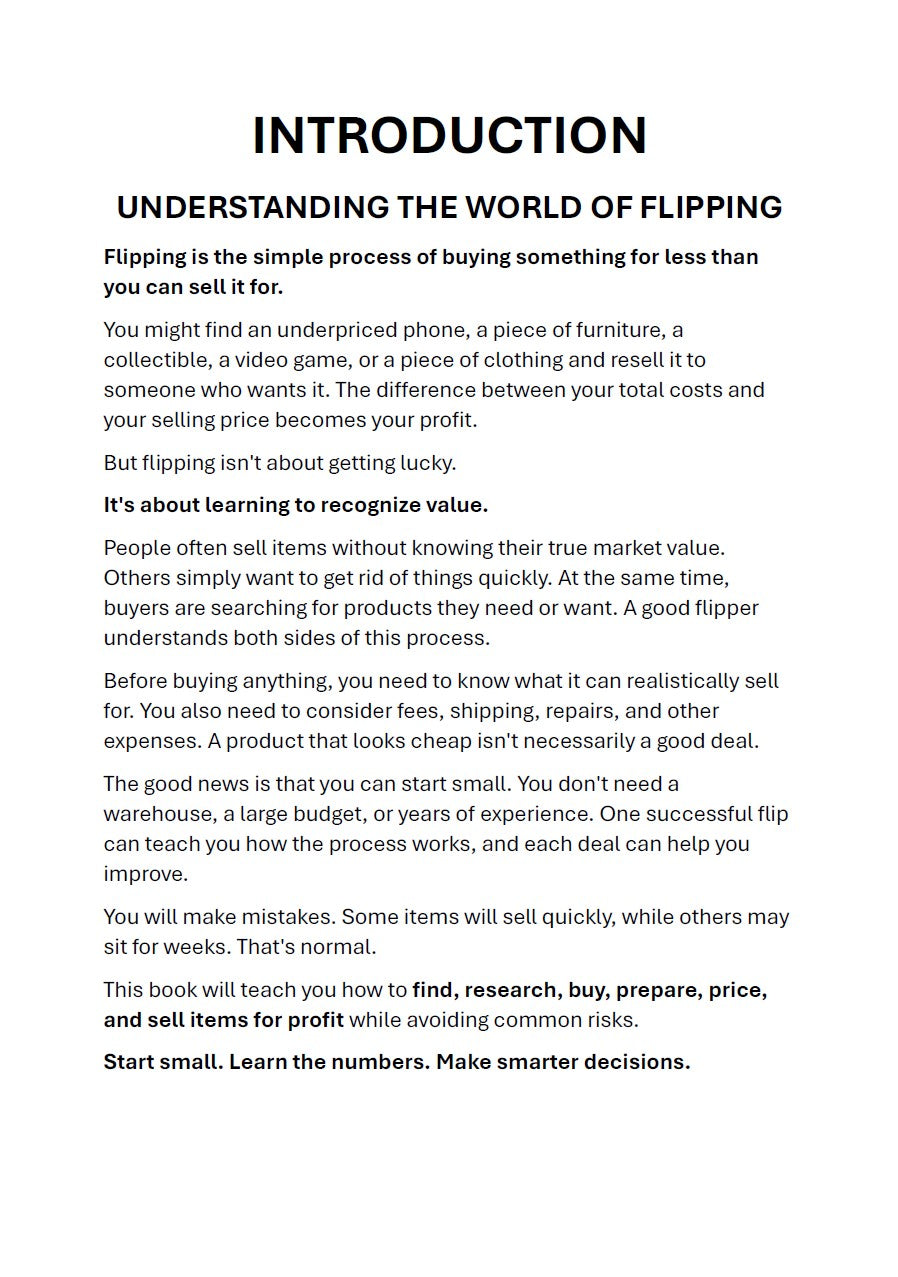 The Beginner’s Guide to Flipping Items for Profit